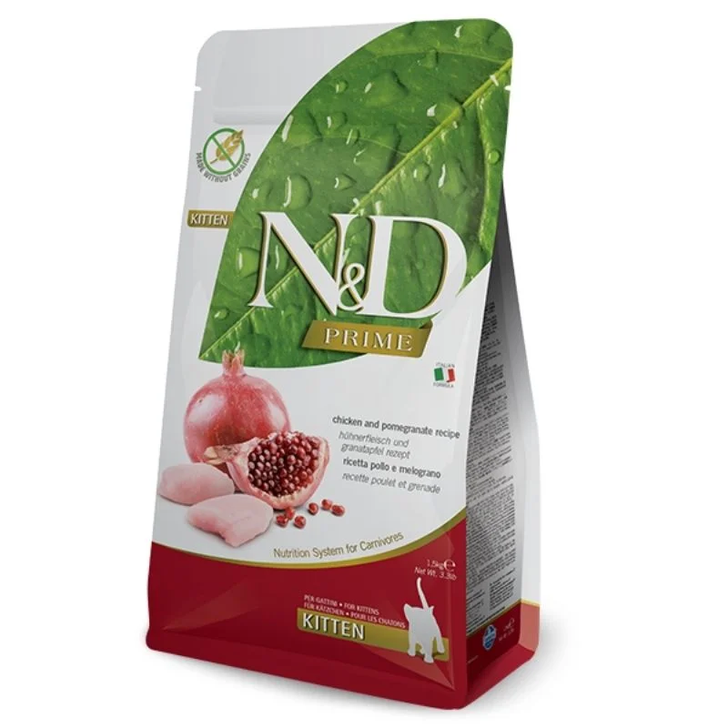 Farmina Dry Food - N&D Prime Cat Chicken & Pomegranate Kitten