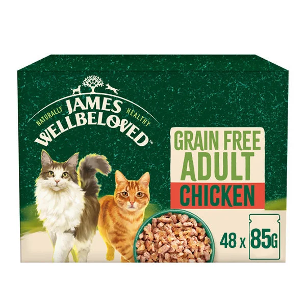 Adult Chicken in Jelly Grain Free Wet Cat Food Pouches