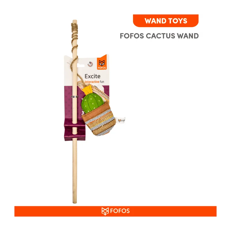 Fofos Cactus EL Paso Cat Wand Toy