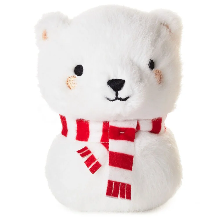 Hallmark  Zip-Along Polar Bear Plush Toy